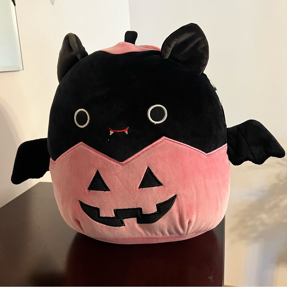 Squishmallows Emily the Bat in Pumpkin Halloween 12" Stuffed Plush